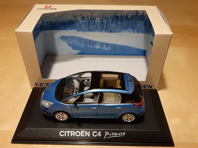 1/43e Citroën C4 Picasso «court» 2007 bleu Tivoli Norev 159946 TBE boîte origine