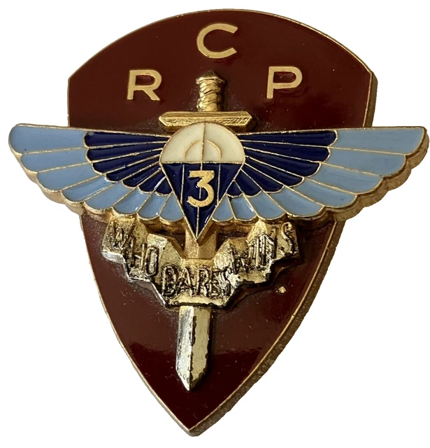 INSIGNE MILITAIRE 9°RCP régiment de chasseurs parachutistes EUR 5,00