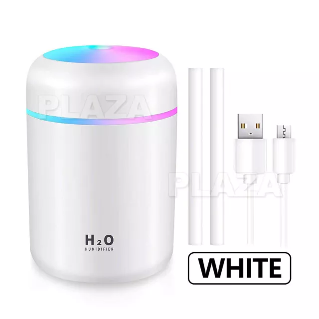 Portable USB Mini Led Humidifier Car Air Purifier Aroma Diffuser Cool Mist Home