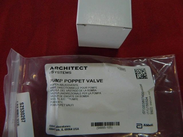 Pompe de Ventilation Valvule P/N 09D36-02 Pour Architecte Csystems