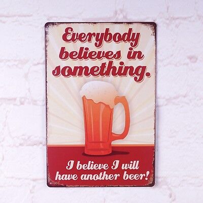 I Will Have Another Beer Vintage Metal Tin Sign Retro Bar Home Pub Wall Decor