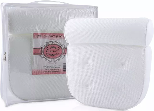 White Bath Pillows For Tub | Luxury Bathtub Pillow | Comfortable Pillow 