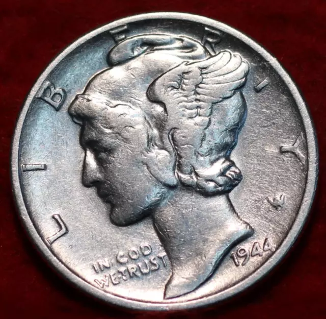 Uncirculated 1944-S San Francisco Mint Silver Mercury Dime