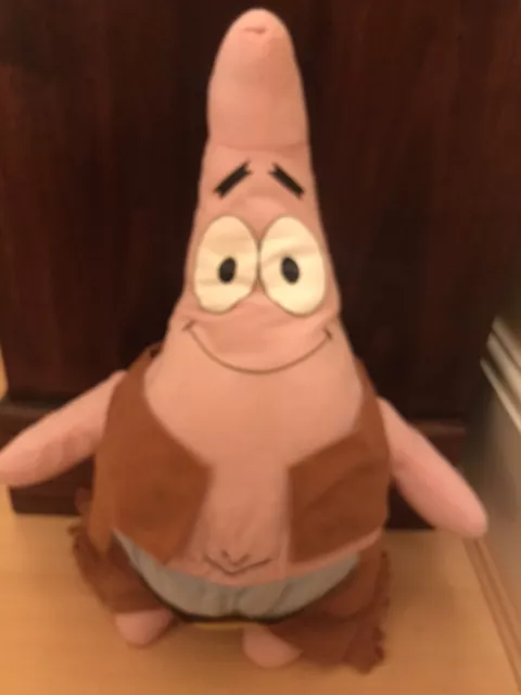 Patrick Star Spongebob Squarepants Soft Plush Toy  17” Viacom 2007 Play By Play