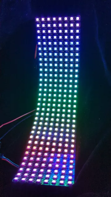 🇬🇧 NeoPixel-compatible flexible 8x32 addressable RGB LED array WS2812B matrix