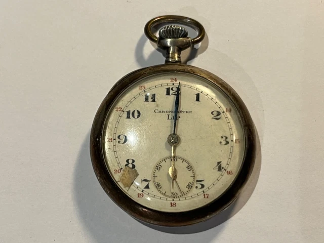 Montre Gousset ancienne à restaurer ou pour pièces Mouvement