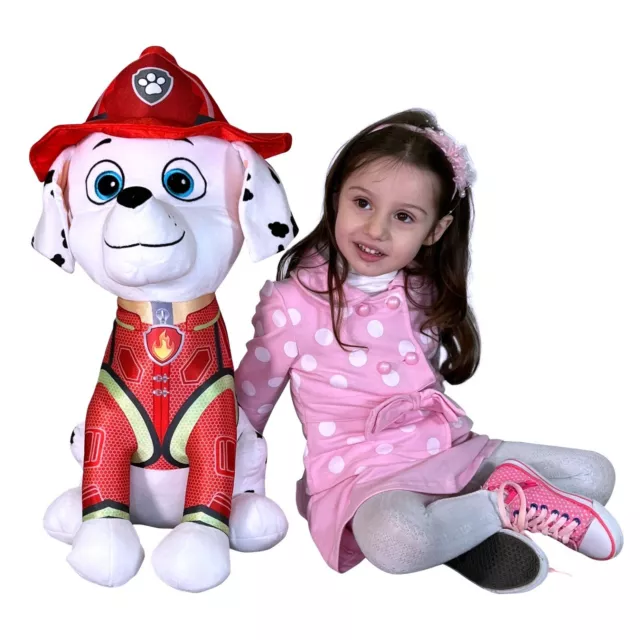 Marshall Géant 65cm Peluche Paw Patrol Le Équipe Dei Chiots Enfants De 0+