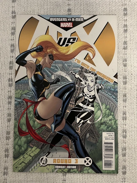 Avengers vs X-Men #3 - (2012) - J Scott Campbell Sketch Variant - Marvel - VF/NM