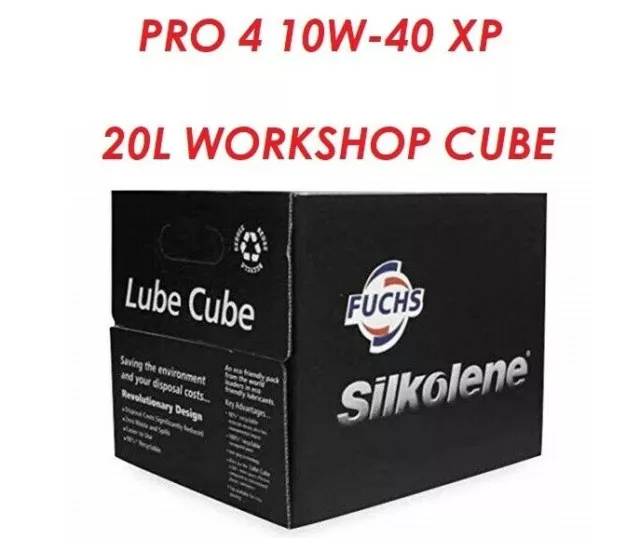 Silkolene Pro 4 Motorradöl 10W-40 10 40 Xp 20L Werkstattstrecke Tag Superbike