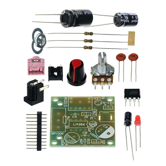 LM386 Super MINI Amplifier Board 3V-12V DIY Kit A6B6.