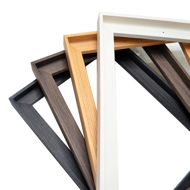 Canvas Floating Frame Wood-Look Floater Frames for Canvas Paintings 12"x16"