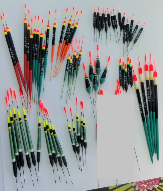 Lot de bouchons anciens, flotteurs pêche à la ligne • EUR 10,00