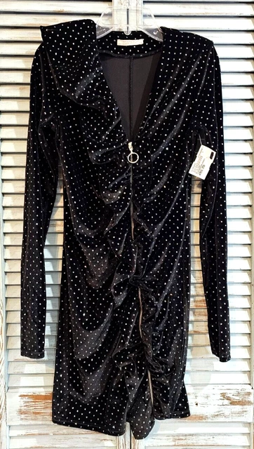 Zara trafaluc velvet best sale dress