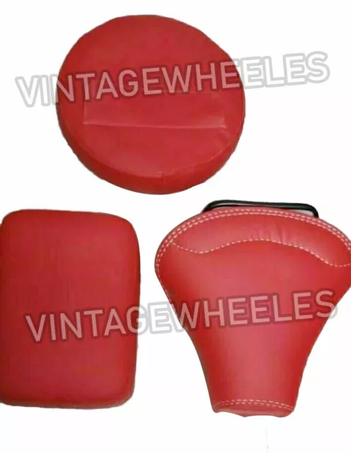 Vespa Avant Arrière Siège Vba Vbb Gl Vna Vnb 125 150 Sprint Red Avec Stepeny De