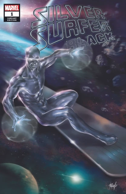 Silver Surfer Black #1 (Of 5) Unknown Comic Books Parrillo Exclusive (06/12/2019