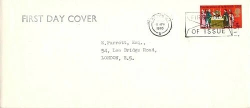 GB 1970 Declaration of Arbroath FDC London W1 Cancel typed VGC