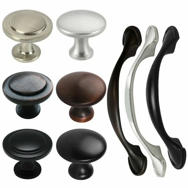 10/20/50Pcs Kitchen Cabinet Pulls Arch Handle Bar Door Drawer Dresser Knobs