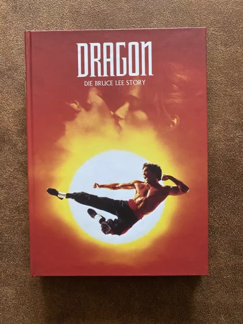 DRAGON - DIE BRUCE LEE STORY - MEDIABOOK - Blu-ray - UNCUT - NEU- OOP - Nameless