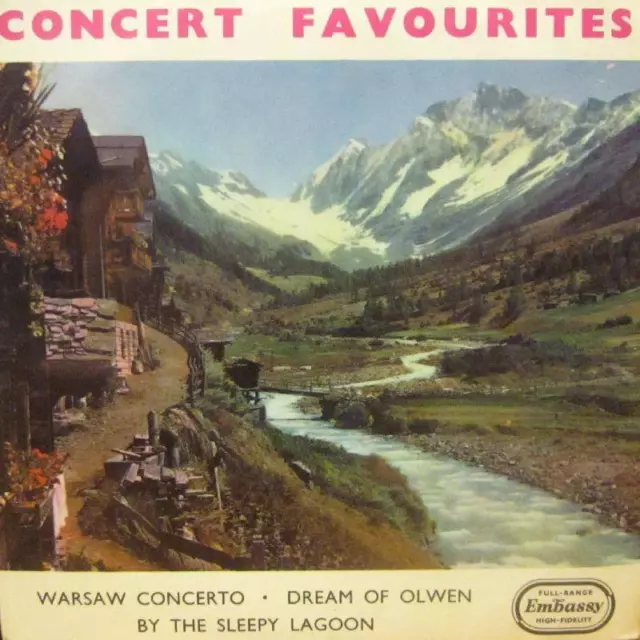 The London Symphony Orchestra(7" Vinyl)Concert Favourites-Embassy-WEP 1056-UK-VG