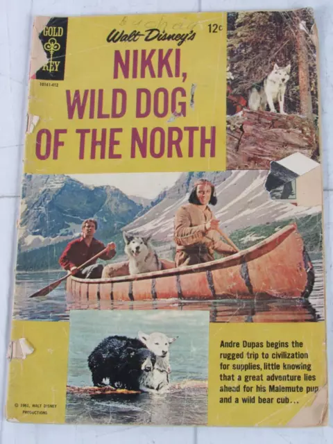 Nikki, Wild Dog of the North #1 Dec. 1964 Gold Key Comics