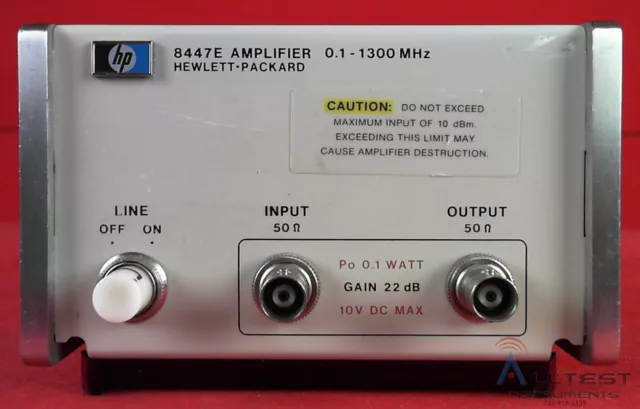 HP / Agilent 8447E AMPLIFIER, .1-1300MHz