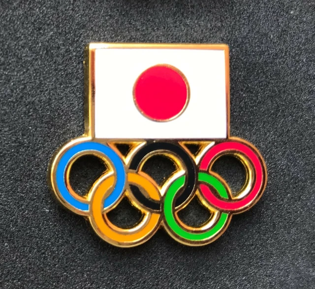 OLYMPIC RINGS PIN PINS Paris 2025 Japan NOC Flag 5.95 PicClick
