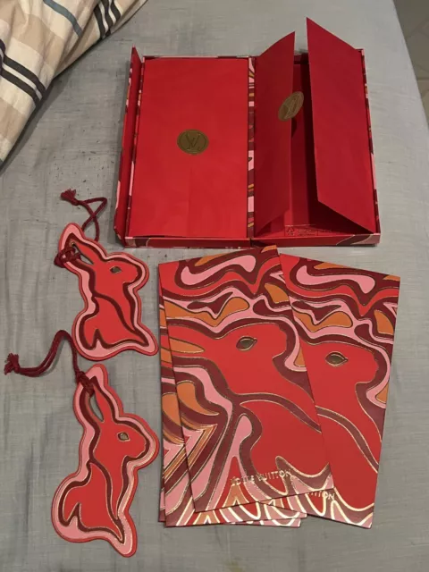 Louis Vuitton Collectors' Rare VIP Chinese New Year Dog 12 Envelopes /  Holders