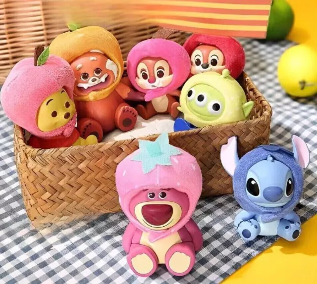 MINIO Disney Fruit Headgear Series Caja Ciega Figura Confirmada Juguete ¡LO ÚLTIMO!