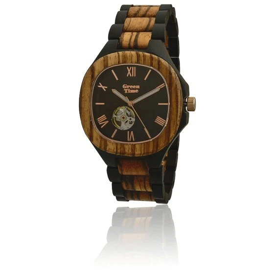 Watch Greentime by Zzero in natural maple wood - ZW005B