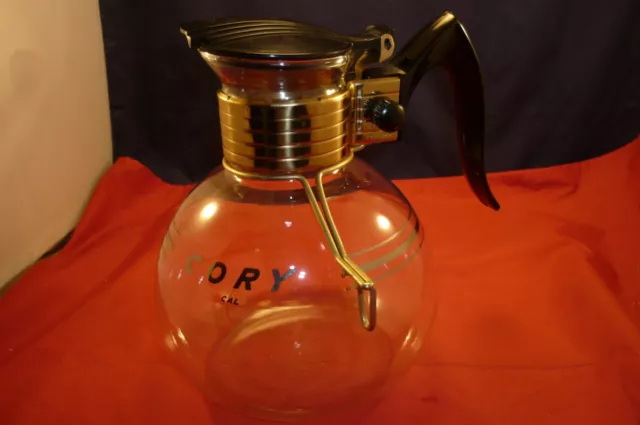 Vintage Cory Glass Coffee Pot Carafe Server Mcm Retro Vintage Cory Glass Coffee Pot Carafe Server Mcm Retro