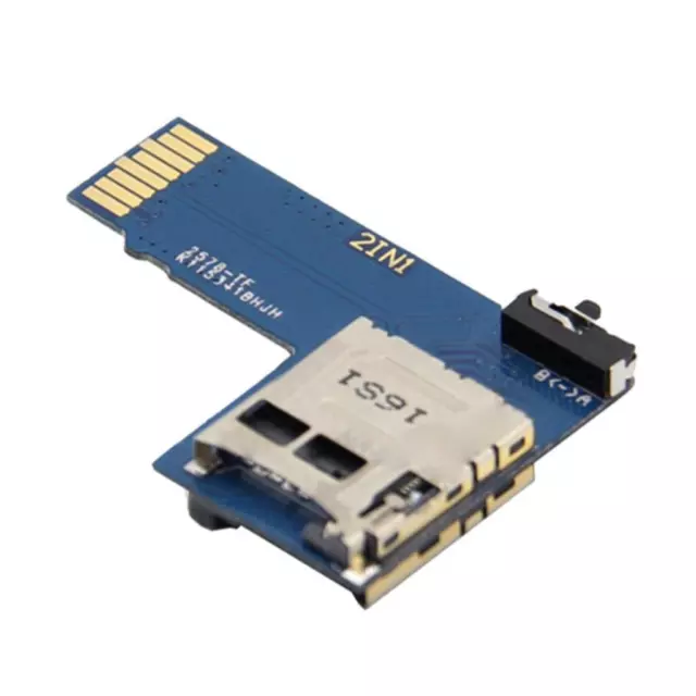 Double système double carte TF double adaptateur de carte Micro SD TF pour