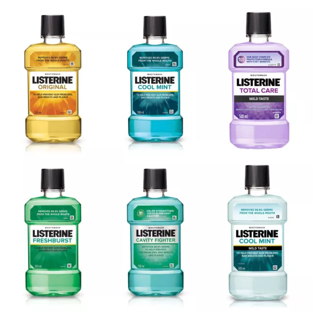 Listerine Original | Cool Mint |TotalCare|Cavity Fighter | Fresh Burst Mouthwash 2