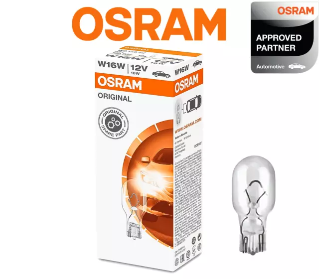 10 X LAMPADA lampeggiante originale Osram WY16W 12V 921NA base in vetro  arancione lampadina di ricambio EUR 18,49 - PicClick IT