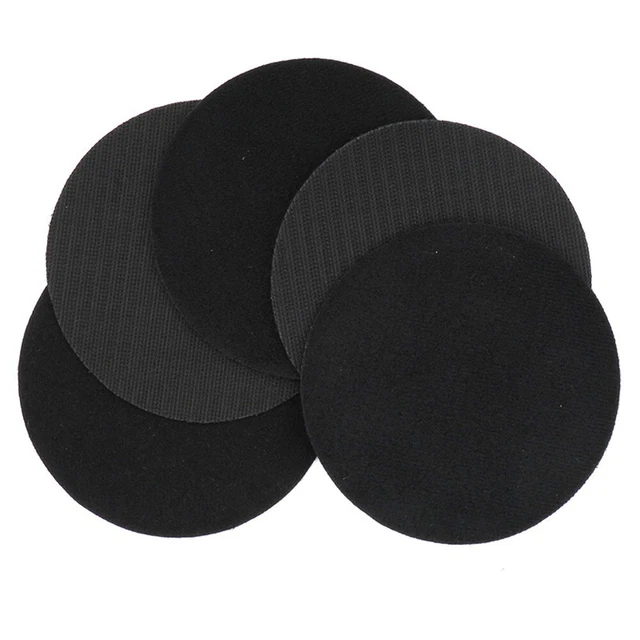 Schnittstellenpad 125mm Noir Beflockung Remplacement Base de Protection 5 Pouces