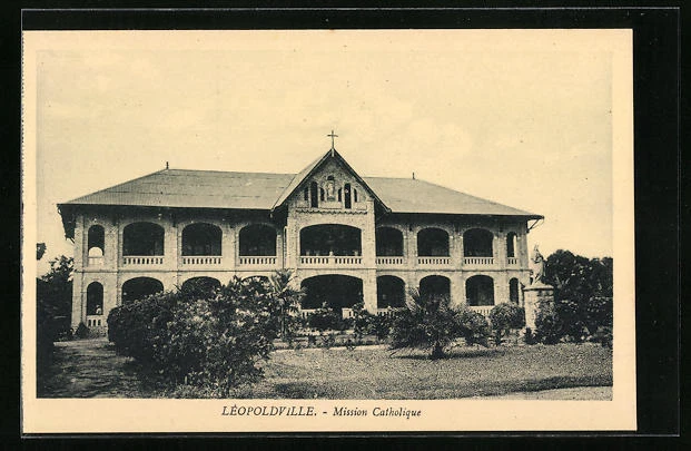 CPA Léopoldville, Mission Catholique