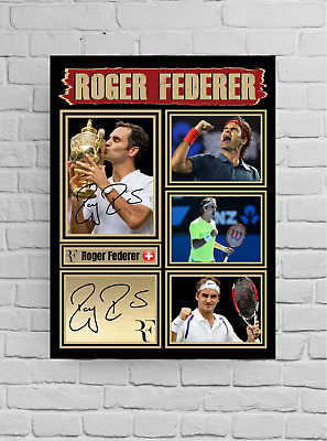 HWC Trading Andy Murray A4 Incorniciato Firmato Regalo Visualizzazione delle Foto Print Immagine Autografo Stampato per Gli Appassionati di Tennis 