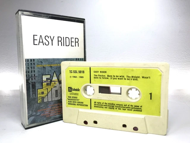 Easy Rider Issu EASY RIDER SOUNDTRACK Cassette TC-SSL 5018 **UK 1ST ISSUE** VERY SCARCE ...
