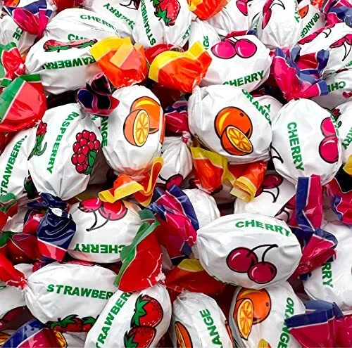 Funtasty Assorted Fruit Filled Hard Candy Bon Bons Bulk Pack 2 Lbs