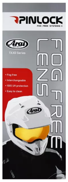 MaxVision Pinlock®-Scheibe für SAI Arai Motorrad Helm - Antifog Antibeschlag