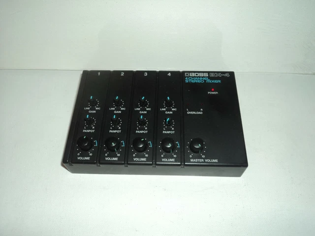 Boss BX-4 4 Channel Stereo Mixer Made in Japan Near Good working Condition