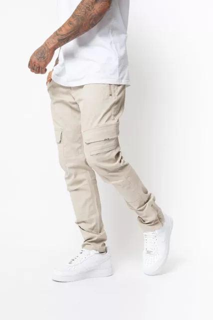 VALERE MILANO MENS Cargo Trousers Combat Chinos Slim Cotton Tapered Jogger  Pants £46.99 - PicClick UK