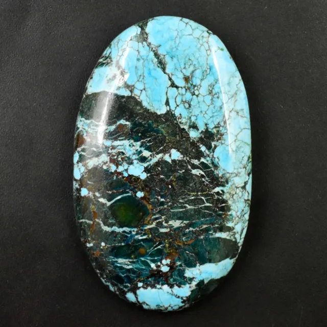 133.95 Ct Arizona Natural Turquoise Morenci Blue Cabochon Certified Gemstone