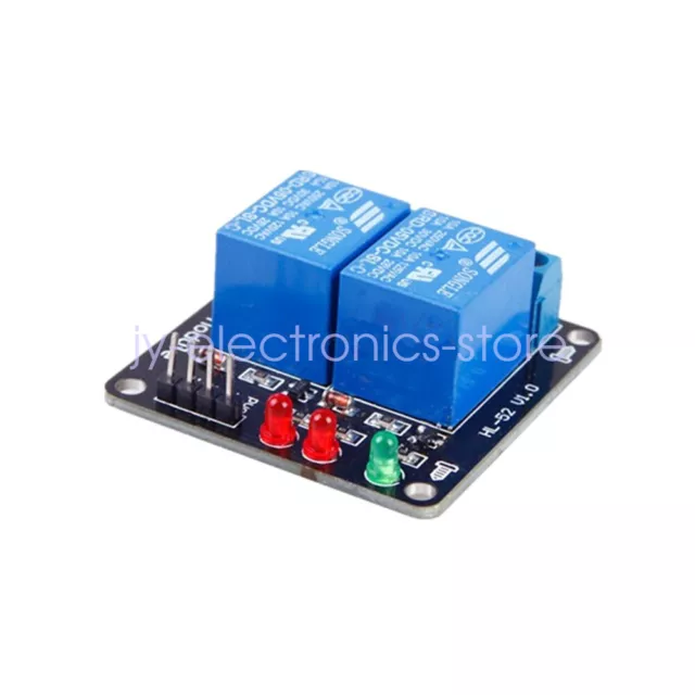 1-10PCS DC 5V Indicator Light LED 2Channel Relay Module Arduino ARM PIC AVR DSP 2