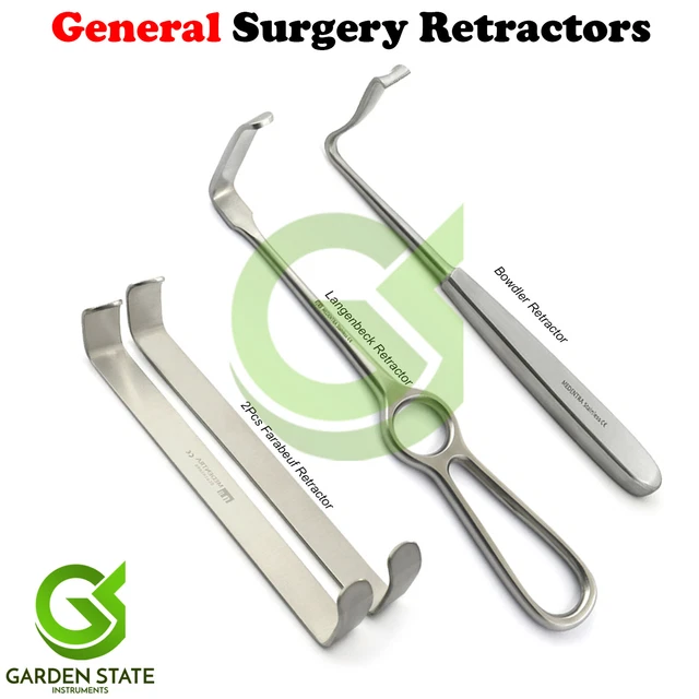 Rétracteur Chirurgical Farabeuf En Acier Inoxydable - Pour Bouche/joue/langue - Neuf - Garantie 3 Ans