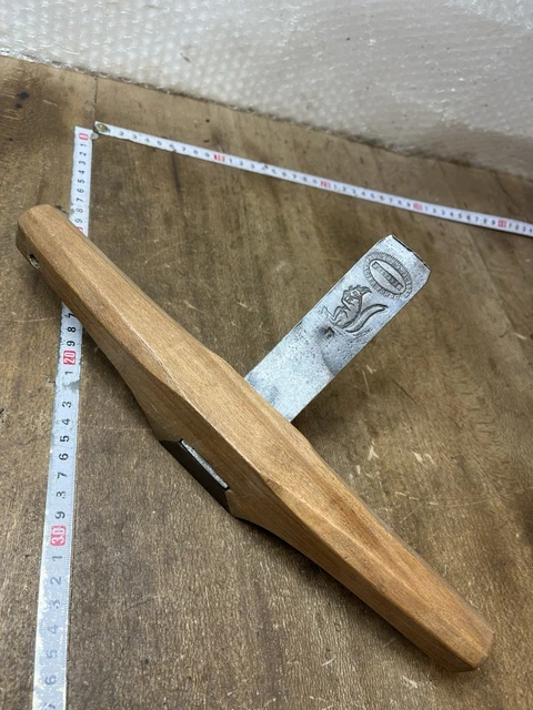 Grand Rabot En Bois Vintage De Menuisier / ébéniste – Varloppe Ancienne Collection