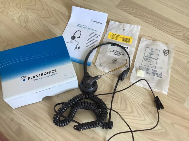 Plantronics Supraplus H251/A Phone Headset plus voice tube P/N 36828/-01