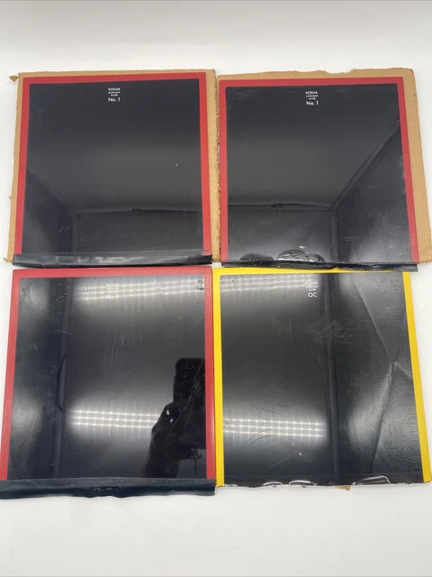 Lote de filtro de luz de seguridad Kodak - 4 filtros - tamaño 8x8