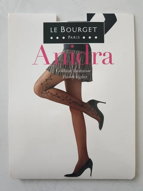 Collant Fantaisie Le Bourget - Taille 4 Couleur Noir - Neuf Avec étiquettes - Polyamide Femme