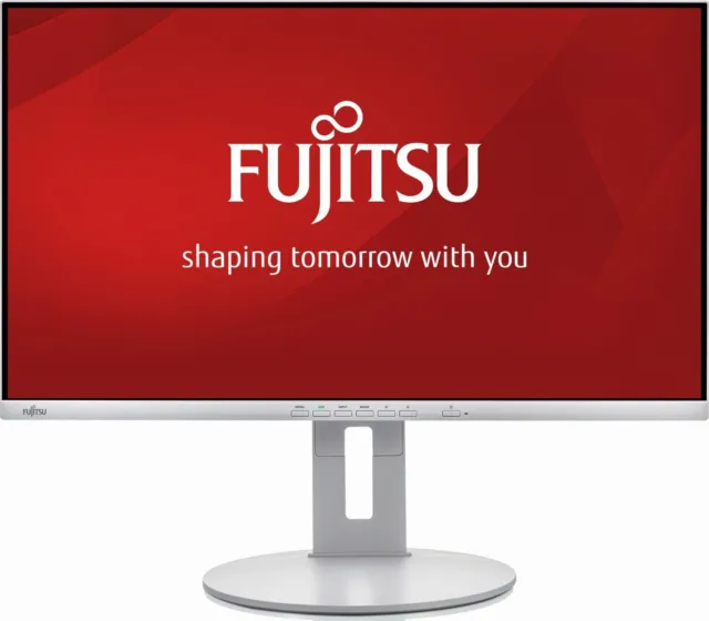 Fujitsu B27-9 27 Zoll Display WQHD IPS Monitor weiß 2560x1440 HDMI DVI DP