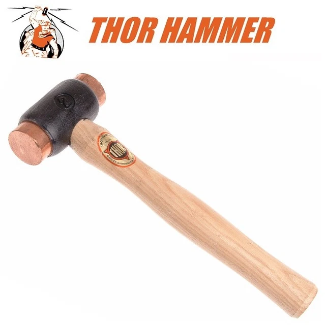 Martello Bifacciale In Rame Con Manico Legno - Misura A, Per Lavori Pesanti E Colpi Precisi - Foto 9